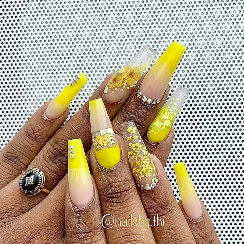 Golden Nails & Skin